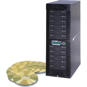 Kanguru 11 Target, 24x Kanguru Network DVD Duplicator with Internal Hard Drive - Standalone/PC Connect - 11 x DVD-Writer -