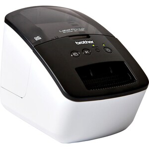Brother PocketJet QL-700 Desktop Direct Thermal Printer - Monochrome - Label Print - USB - With Cutter - White, Black - LE