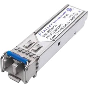 Finisar Industrial Temperature 1.25 Gb/s RoHS Compliant Long-Wavelength Pluggable SFP Transceiver - 1 x LC Duplex 1000Base