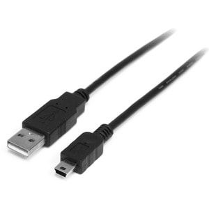 StarTech.com 1 m Mini USB 2.0 Kabel - A auf Mini B - Stecker/Stecker - Cable for Digitalkamera, Camcorder, PDA, MP3-Player