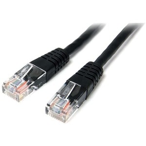 StarTech.com Cavo patch UTP Cat5e RJ45 modellato nero da 15 m Cat 5e - Cavo patch da 15 m - Cable for Dispositivo di rete,