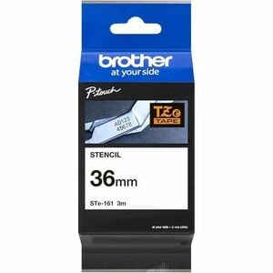 Brother STe-161 Stencil Tape - 3 m Length x 36 mm Width - Black/