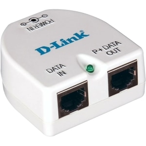 D-Link DPE-101GI PoE Injector - 1 x 10/100/1000Base-T Input Port(s) - 1 x 10/100/1000Base-T Output Port(s)