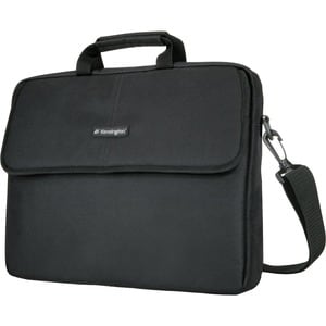 Kensington Simply Portable SP17 Carrying Case (Sleeve) for 17" Notebook - Black - Polyester Body - Shoulder Strap - 16" He