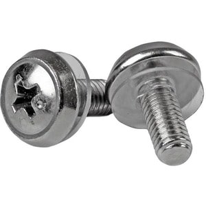 StarTech.com Pack de 50 Tornillos de Montaje M5 para Rack Gabinete de Servidores - Tornillo de bastidor - Plata - 50 / Paq