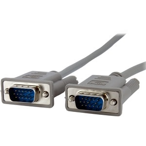 StarTech.com Cable de Vídeo 1.8m para Monitor VGA - HD15 Macho a Macho - Gris - Cable for Monitor, Dispositivo de Vídeo - 