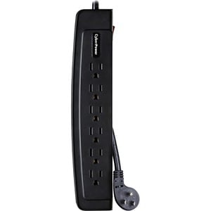 CyberPower CSP604T Professional 6-Outlets Surge Suppressor 4FT Cord and TEL - Plain Brown Boxes - 6 x NEMA 5-15R - 1350 J 