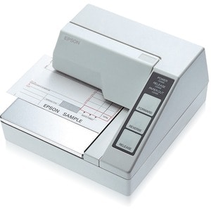 Epson TM-U295 Dot Matrix Printer - Monochrome - Receipt Print - Serial - White - 2.1 lps Mono