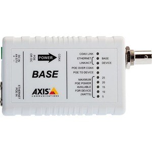 AXIS T8641 Ethernet/PoE Over Coax Base Unit