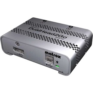 Matrox DualHead2Go Multiview Device - External - Functions: MultiView - DisplayPort - 3840 x 1200 - DVI - USB