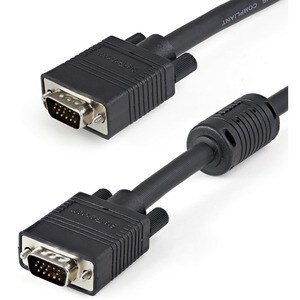 StarTech.com 3m VGA Monitorkabel - Koaxial HD15 Video Kabel - St/St - Cable for Videogerät, Monitor - Abschirmung - Schwarz