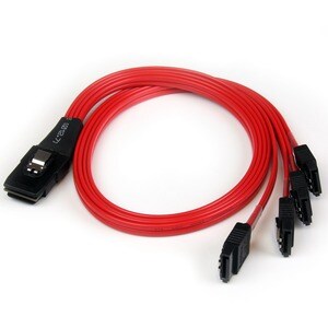 StarTech.com 50cm SFF-8087 to 4x SATA - Internal Mini SAS to SATA Reverse Cable - SAS/SATA for Motherboard, Storage Equipm