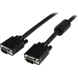 StarTech.com 5m VGA Monitorkabel - Koaxial HD15 Video Kabel - St/St - Cable for Monitor, Videogerät - Abschirmung - Schwarz