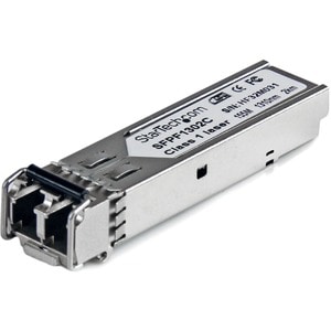 StarTech.com Cisco kompatibles 100 MBit/s LWL LC SFP Transceiver Modul mit DDM MM - Mini-GBIC bis 2Km - für Datenvernetzun