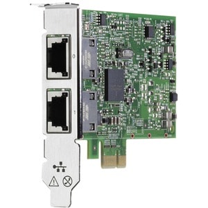 HPE Ethernet 1Gb 2-port 332T Adapter - PCI Express x1 - 2 Port(s) - 2 x Network (RJ-45) - Twisted Pair - Full-height, Low-