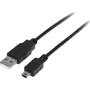 StarTech.com 0.5m Mini USB 2.0 Cable - A to Mini B - M/M - Cable for Camera, PDA, Camcorder, Audio Device, MP3 Player, Not