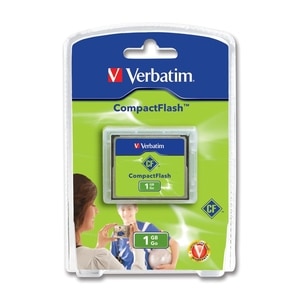 Verbatim 47010 1 GB CompactFlash - Lifetime Warranty