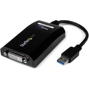 StarTech.com USB 3.0 to DVI / VGA External Video Card Multi Monitor Adapter - 2048x1152 - USB 3.0 Graphics Adapter M/F - 5