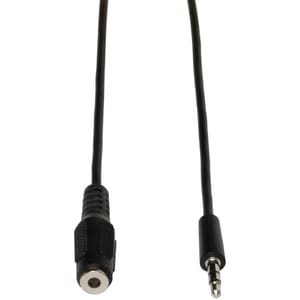 Eaton Tripp Lite Series 3.5mm Mini Stereo Audio Extension Cable for Speakers and Headphones (M/F), 6 ft. (1.83 m) - (M/F),