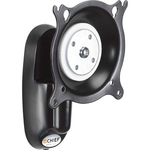 Chief Height Adjustable Pivot & Tilt Wall Mount - For Displays 10-30" - Black - Height Adjustable - 10" to 30" Screen Supp