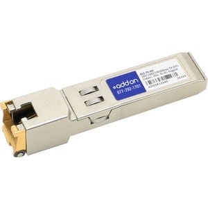 AddOn Cisco GLC-TE Compatible TAA Compliant 10/100/1000Base-TX SFP Transceiver (Copper, 100m, RJ-45, Rugged) - 100% compat