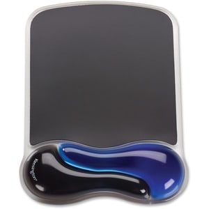Kensington Duo Gel 62401 Mouse Pad - x 184.2 mm x 241.3 mm Dimension - Black & Blue - 1 Each