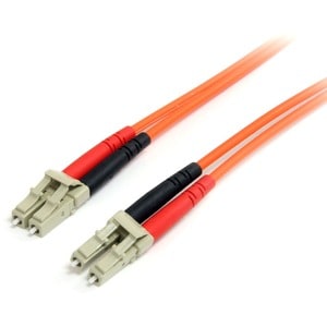 StarTech.com 2m Fiber Optic Cable - Multimode Duplex 62.5/125 - LSZH - LC/LC - OM1 - LC to LC Fiber Patch Cable - First En