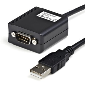 StarTech.com 6ft (1.8m) 1-Port Professional RS422/485 USB Serial Cable Adapter with COM Retention, USB to RS422 Adapter - 