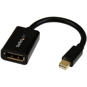 StarTech.com Mini DisplayPort to DisplayPort Adapter, 4K x 2K Video, Ultra HD Mini DP to DP Converter, mDP to DP 1.2 Adapt