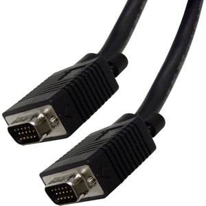 4XEM 6FT High Resolution Coax M/M VGA Cable - 6 ft Coaxial Video Cable for Monitor, Video Device - First End: 1 x 15-pin H
