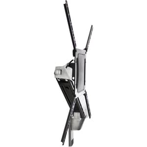 Ergotron Mounting Arm for Flat Panel Display - Polished Aluminum, Black - Height Adjustable - 76.2 cm to 152.4 cm (60") Sc
