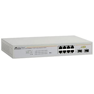 Allied Telesis WebSmart AT-GS950/8 8 Ports Manageable Ethernet Switch - Gigabit Ethernet - 10/100/1000Base-T - 2 Layer Sup
