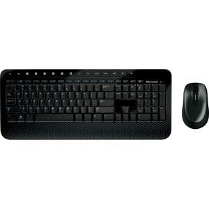 TECLADO E MOUSE SEM FIO DESKTOP 2000 PRETO