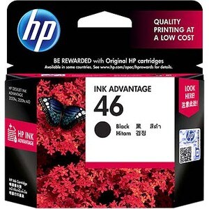 HP 46 Original Inkjet Ink Cartridge - Black Pack - 1500 Pages