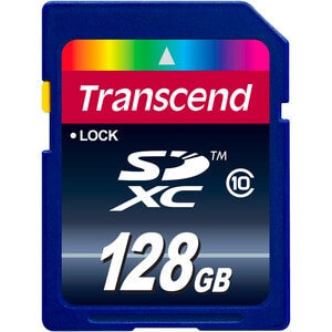 Transcend Ultimate 128 GB Class 10 SDXC - 1 - Class 10 - 1 Card/1 Pack