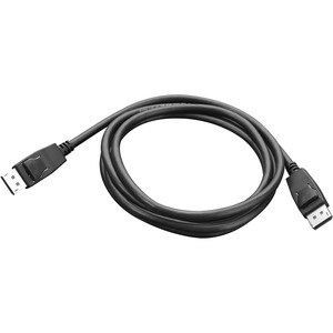 Lenovo 1.80 m DisplayPort A/V Cable for Monitor, PC, TV - First End: 1 x 20-pin DisplayPort 1.2 Digital Audio/Video - Male