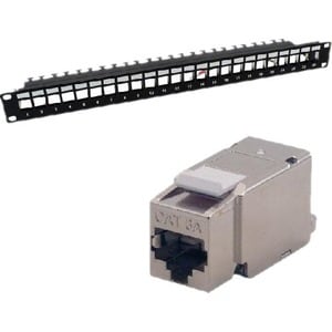 Network Pièce pour panneau MCL - 24 Port(s) - 24 x RJ-45 - 24 x RJ-11 - 1U Haut
