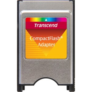 Transcend TS0MCF2PC CompactFlash-Adapter - CompactFlash Type I Unterstützte Medien - PC Card Typ II/III