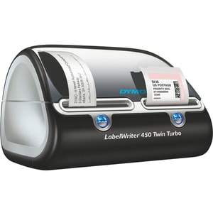 Dymo LabelWriter 450 Twin Turbo Desktop Direktthermodrucker - Monochrom - Etikettendruck - USB - 0,8 s Druckgeschwindigkei