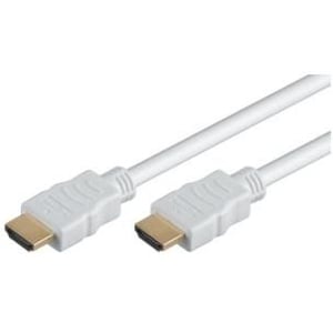 M-CAB 7003012 2 m HDMI AV-Kabel - Golden Beschichteter Kontakt - Weiß