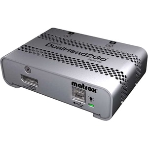 Matrox DualHead2Go Multiview-Gerät - Extern - Funktionen: MultiView - DisplayPort - 3840 x 1200 - DVI - USB