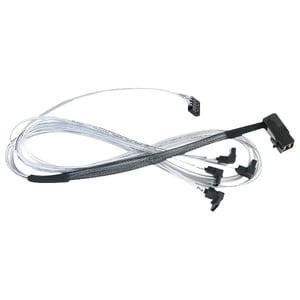 Microchip Adaptec 80 cm Mini-SAS HD/SATA Datentransferkabel - Cable for Festplatte, Backplane - Fanout-Kabel