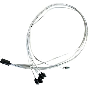 Microchip Adaptec 80 cm Mini-SAS HD/SATA Datentransferkabel - Cable for Festplatte, Backplane - Fanout-Kabel