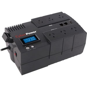 CyberPower BRICs BR850ELCD Line-interactive UPS - 850 VA/510 W - 8 Hour Recharge - 1 Minute Stand-by - 220 V AC Input - 23