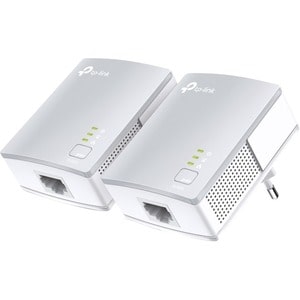 TP-Link TL-PA4010 KIT Powerline Network Adapter - 1 x Network (RJ-45) - 600 Mbit/s Powerline - 300 m Distance Supported - 