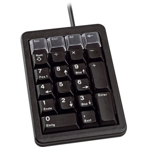 Pavé numérique CHERRY G84-4700 - Câble Connectivité - USB Interface - Français - Noir - Mécanique Pavé Numérique - 21 Touc