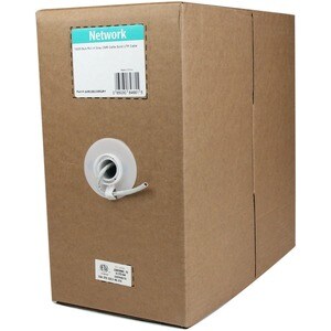 StarTech.com Bulk Cat 5e Ethernet Cable - 1000 ft. (304,8m) - Solid - CMR-Rated - Gray - TAA Compliant - 1000 ft. (304,8m)