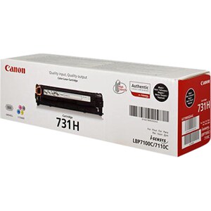 Canon 731HBK Original High Yield Laser Toner Cartridge - Black - 1 Pack - 2400 Pages