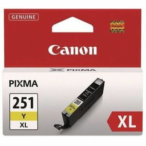 Canon CLI-251XL Original High Yield Inkjet Ink Cartridge - Yellow Pack - 665 Pages