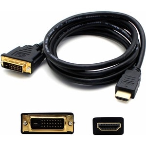 6FT DVI TO HDMI M/M CABLE DVI TO HDMI BLACK ADAPTER CABLE